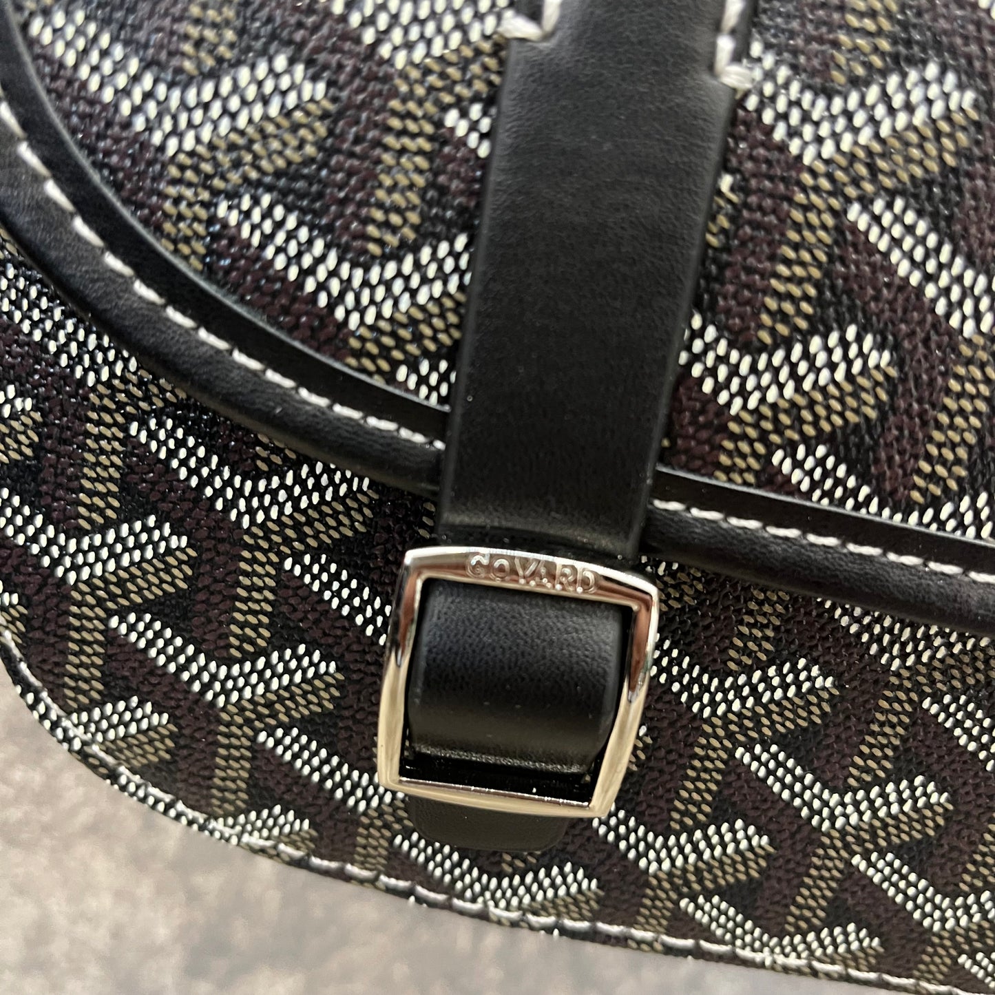 Goyard Goyardine Belvedere PM Black