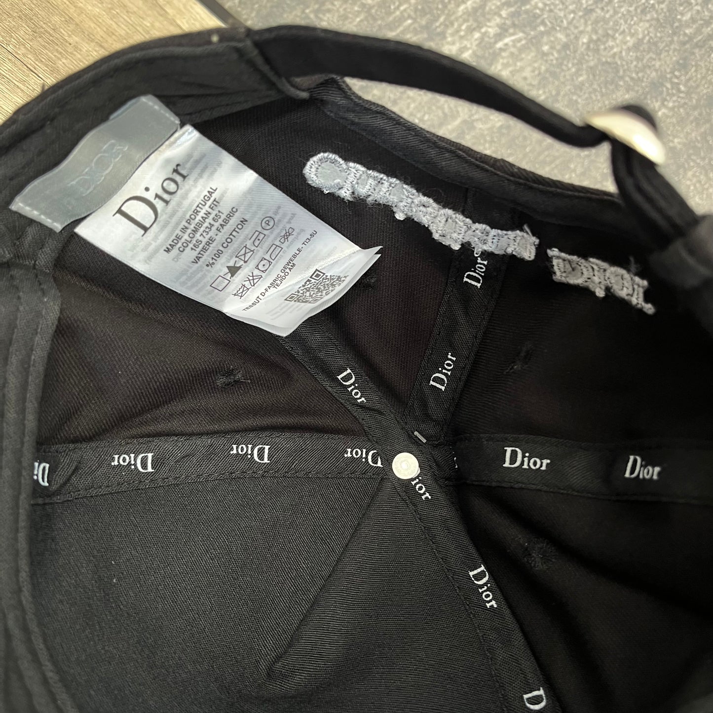 Christian Dior Hat Black
