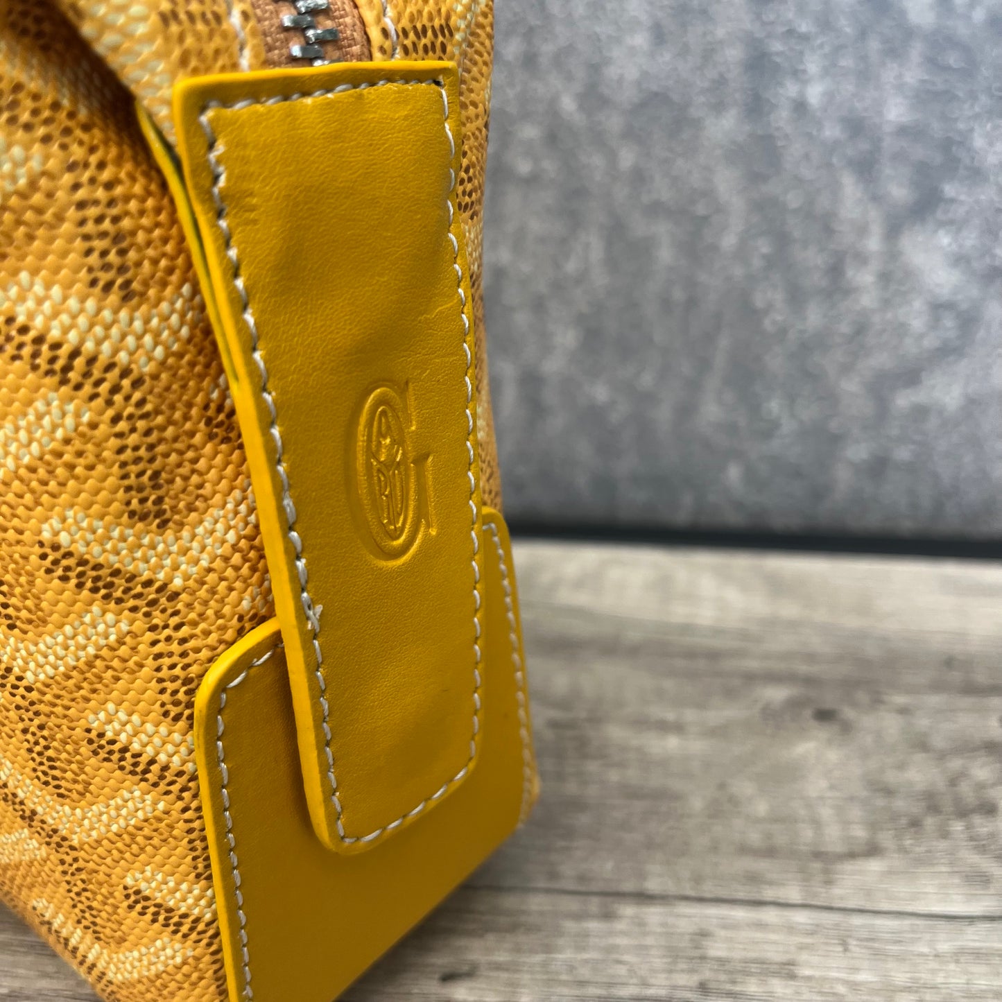 Goyard Toiletry Bag Yellow