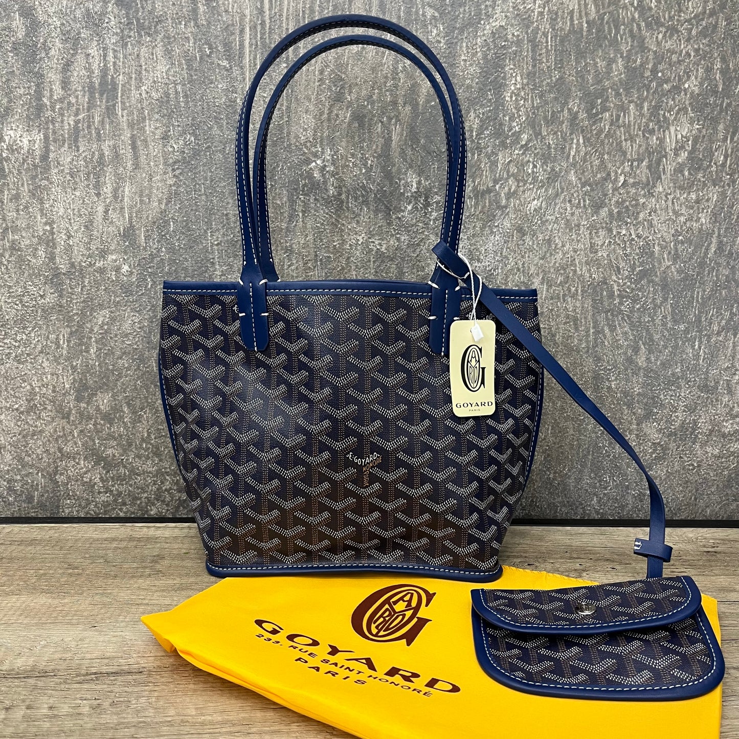 Goyard Anjou Mini Bag Dark Blue