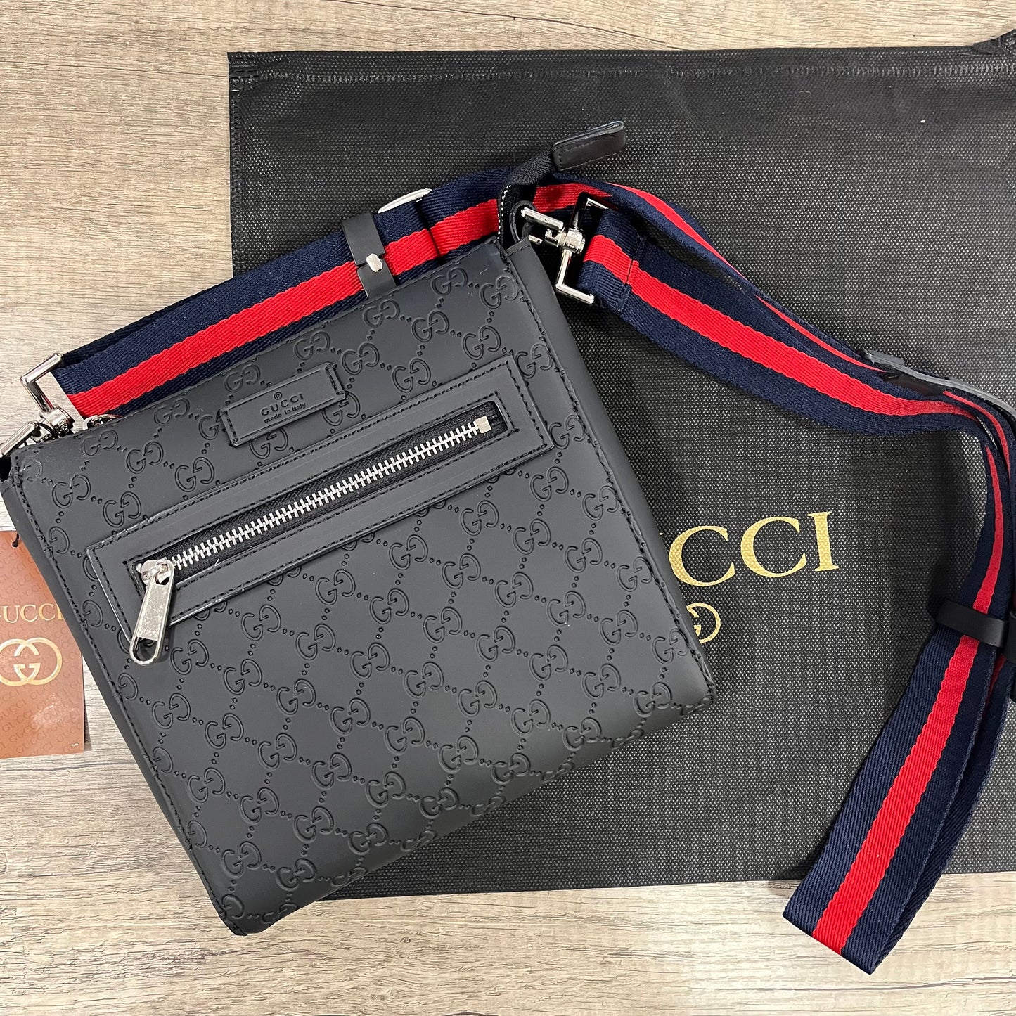 GG Messenger Bag Black