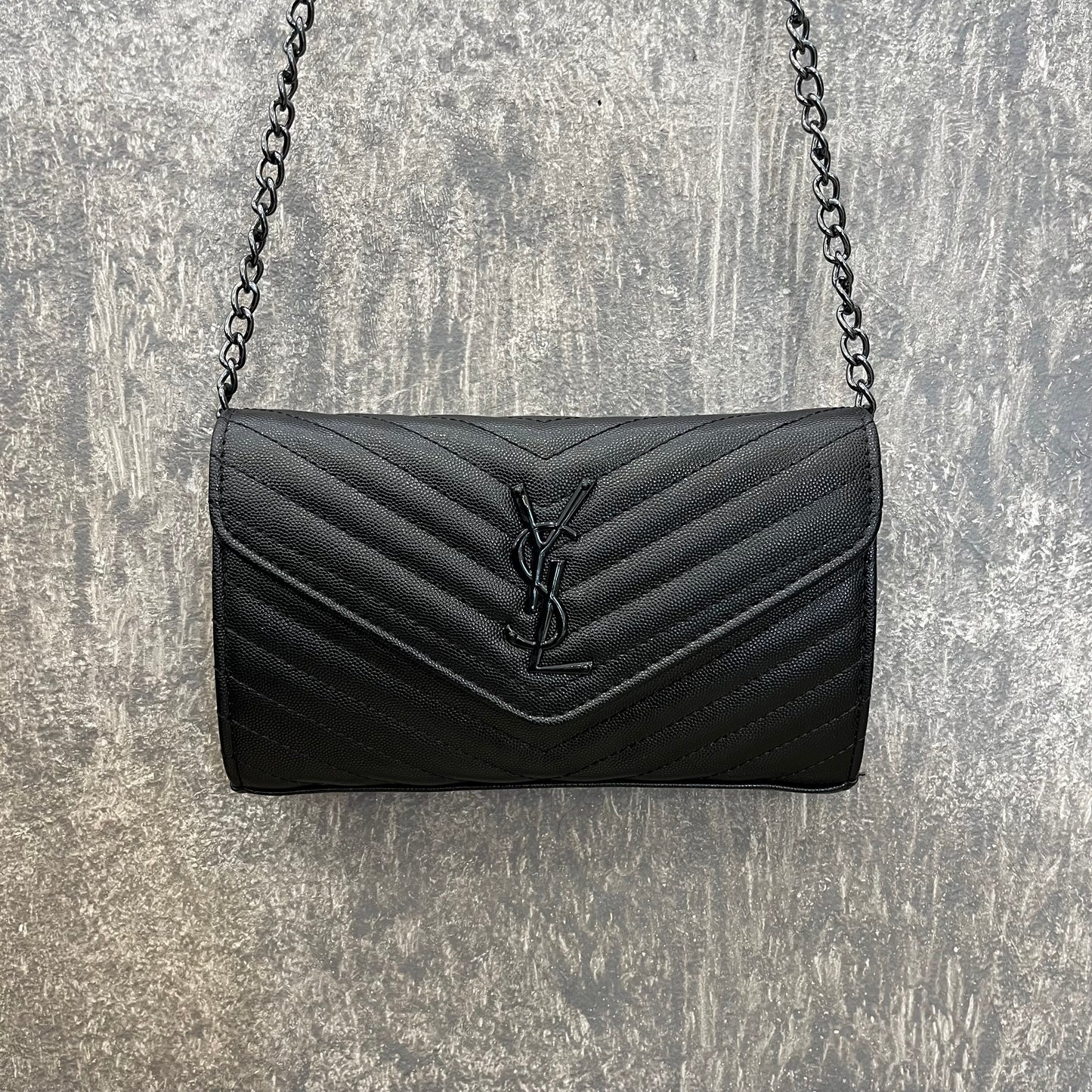 YSL Cassandre Chain Silver