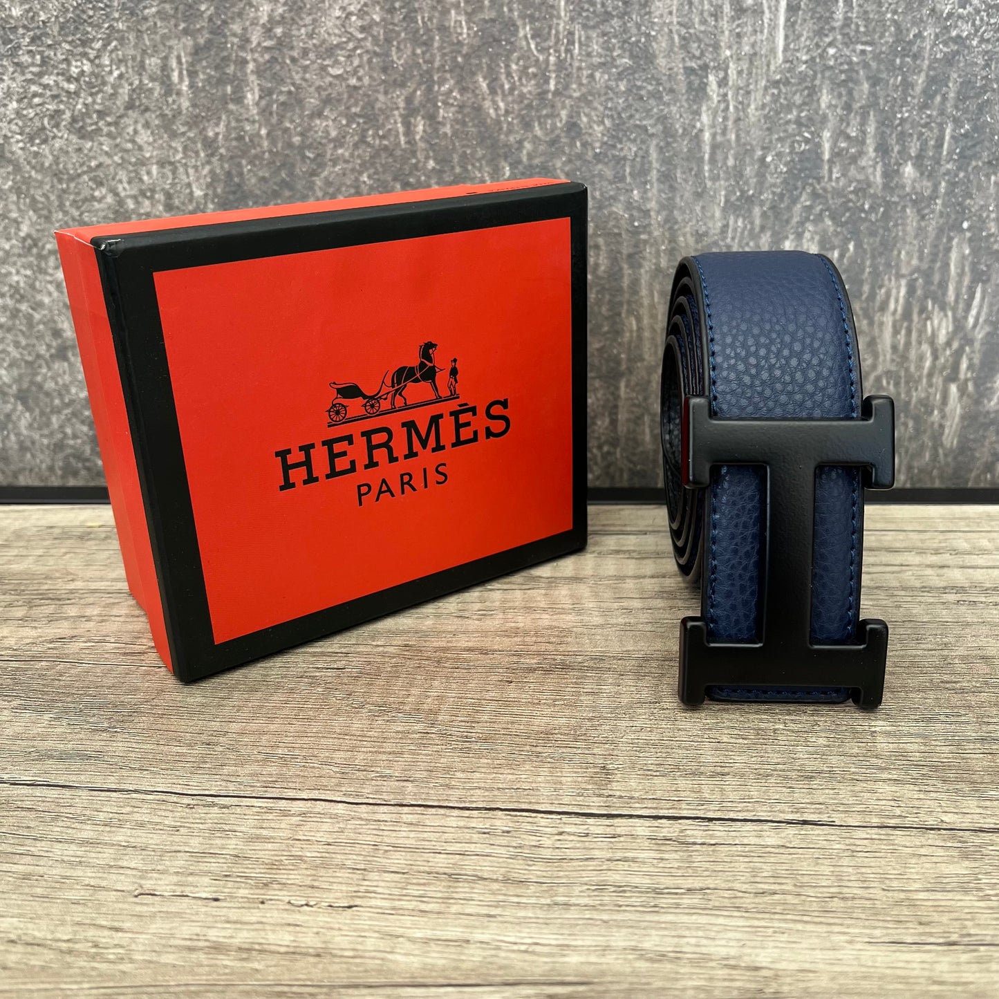 Hermes Belt Blue/Black