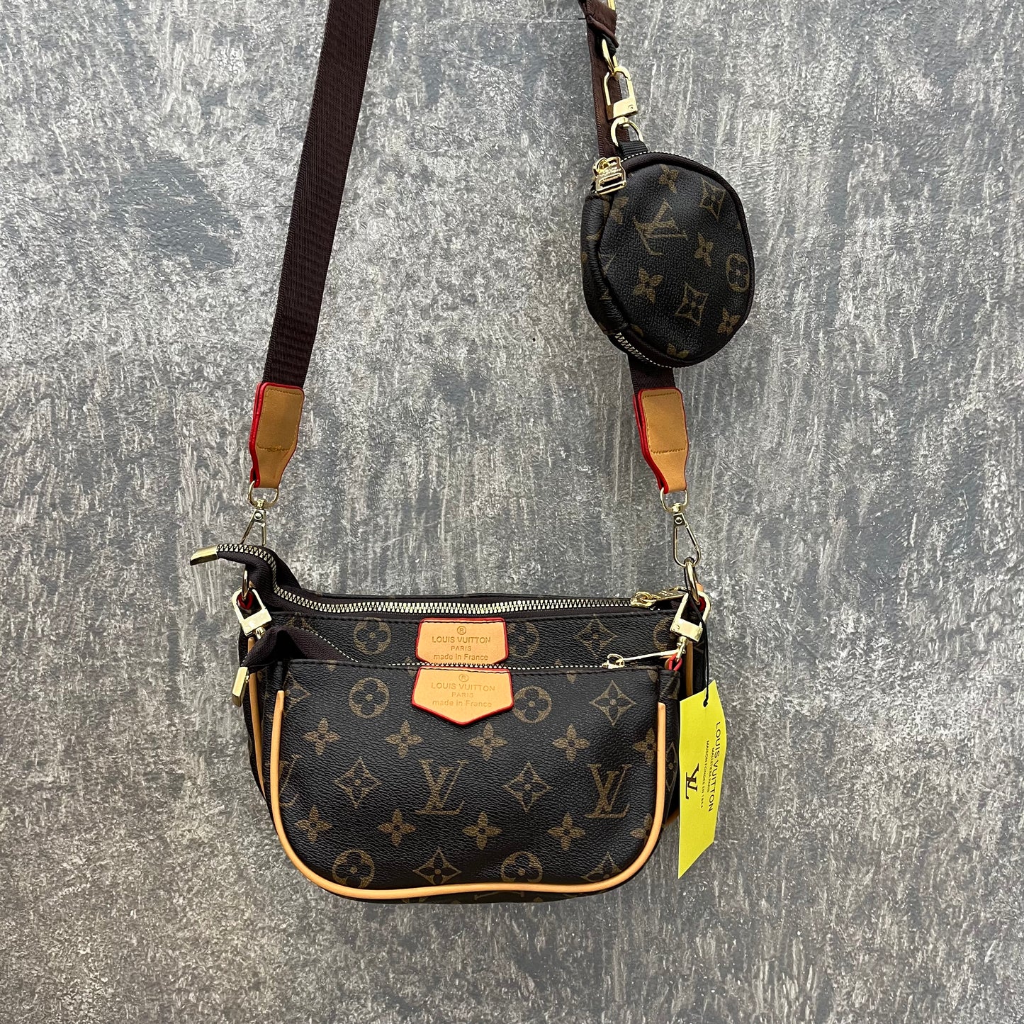 LV Multi Pochette Brown Strap