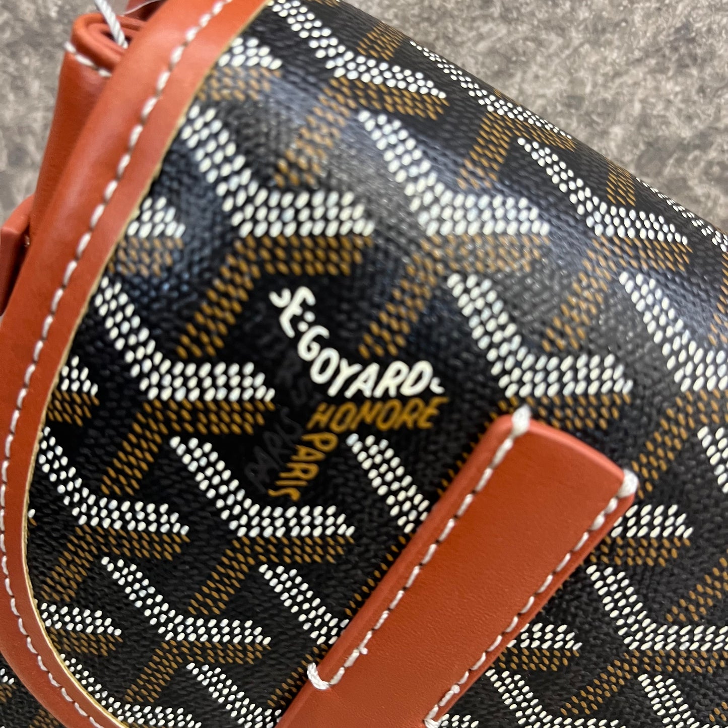 Goyard Goyardine Belvedere PM Brown