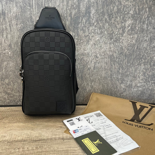 LV Avenue Slingbag NM Black Damier