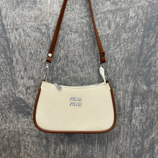Miu Miu Shoulder Bag Beige