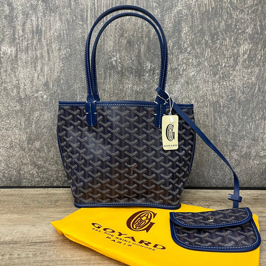 Goyard Anjou Mini Bag Dark Blue