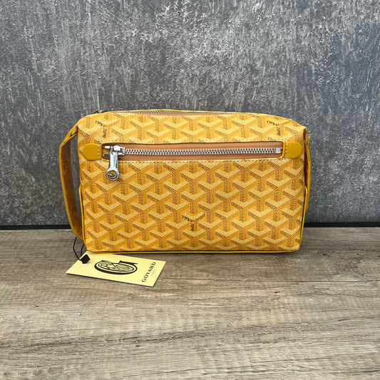 Goyard Toiletry Bag Yellow