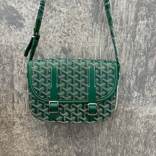 Goyard Goyardine Belvedere PM Green